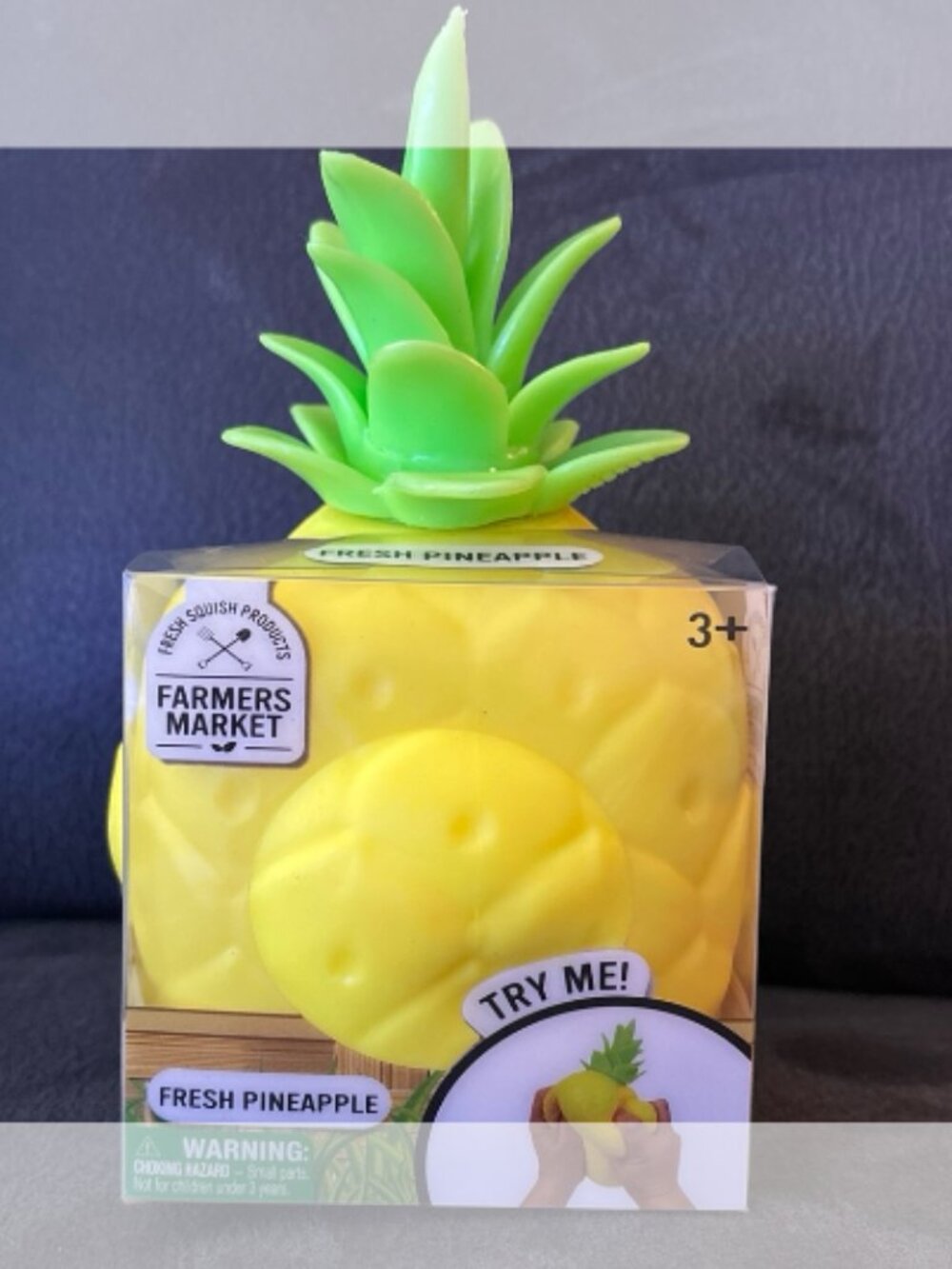 Farmers Market Fresh Pineapple Squishy Toy